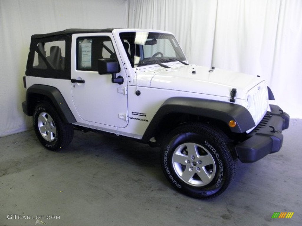 2011 Wrangler Sport S 4x4 - Bright White / Black photo #1