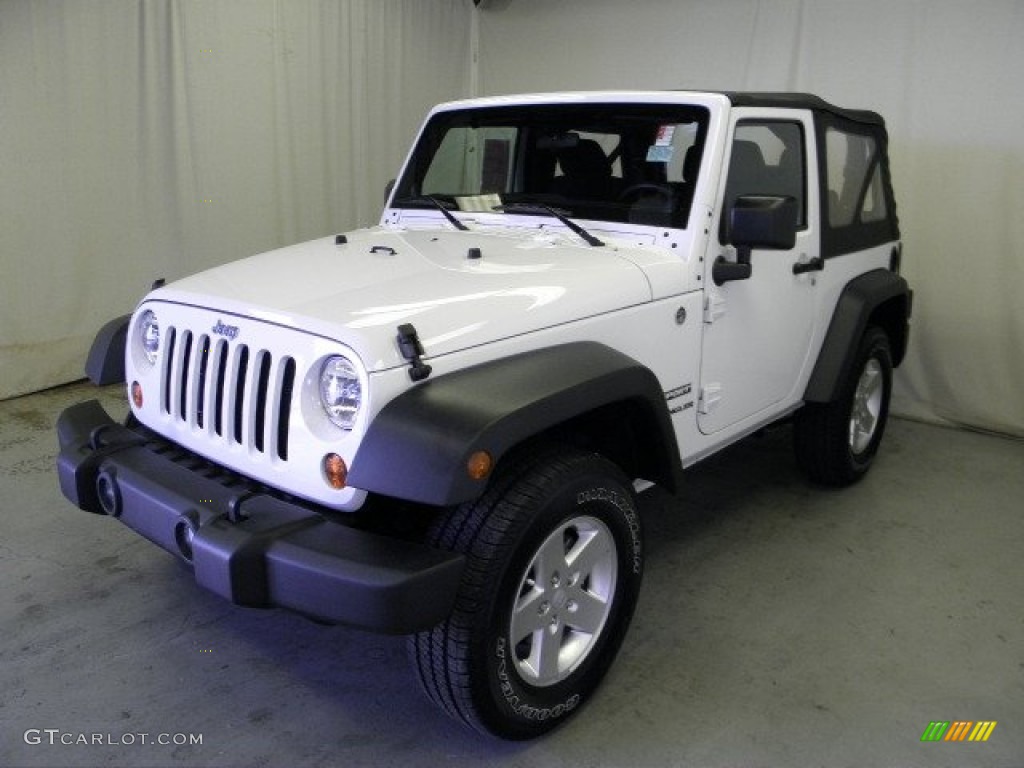 2011 Wrangler Sport S 4x4 - Bright White / Black photo #3