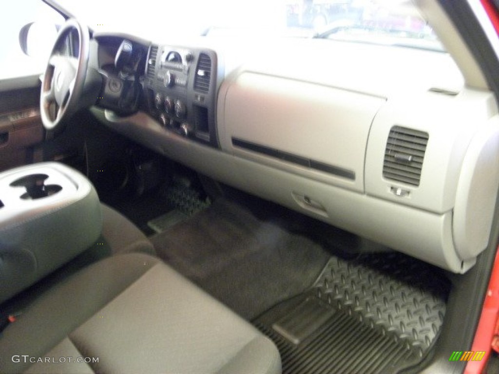 2011 Silverado 1500 LS Extended Cab - Victory Red / Dark Titanium photo #7