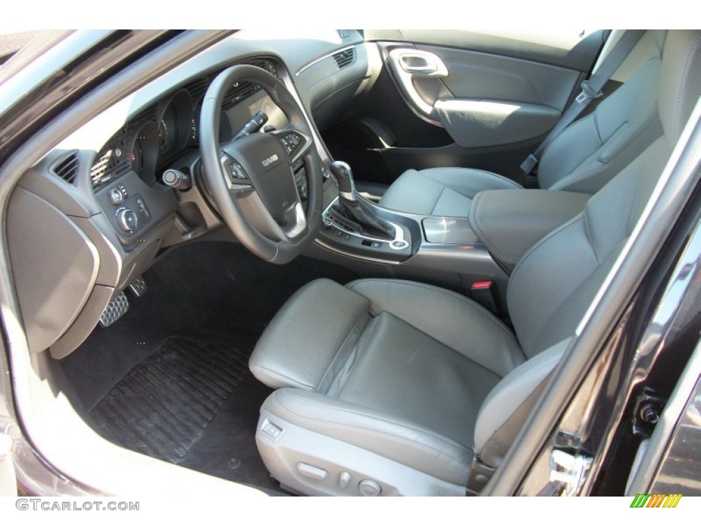 Dark Pewter Interior 2010 Saab 9-5 Aero Sedan XWD Photo #70201789