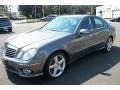 2009 Flint Grey Metallic Mercedes-Benz E 350 4Matic Sedan  photo #1