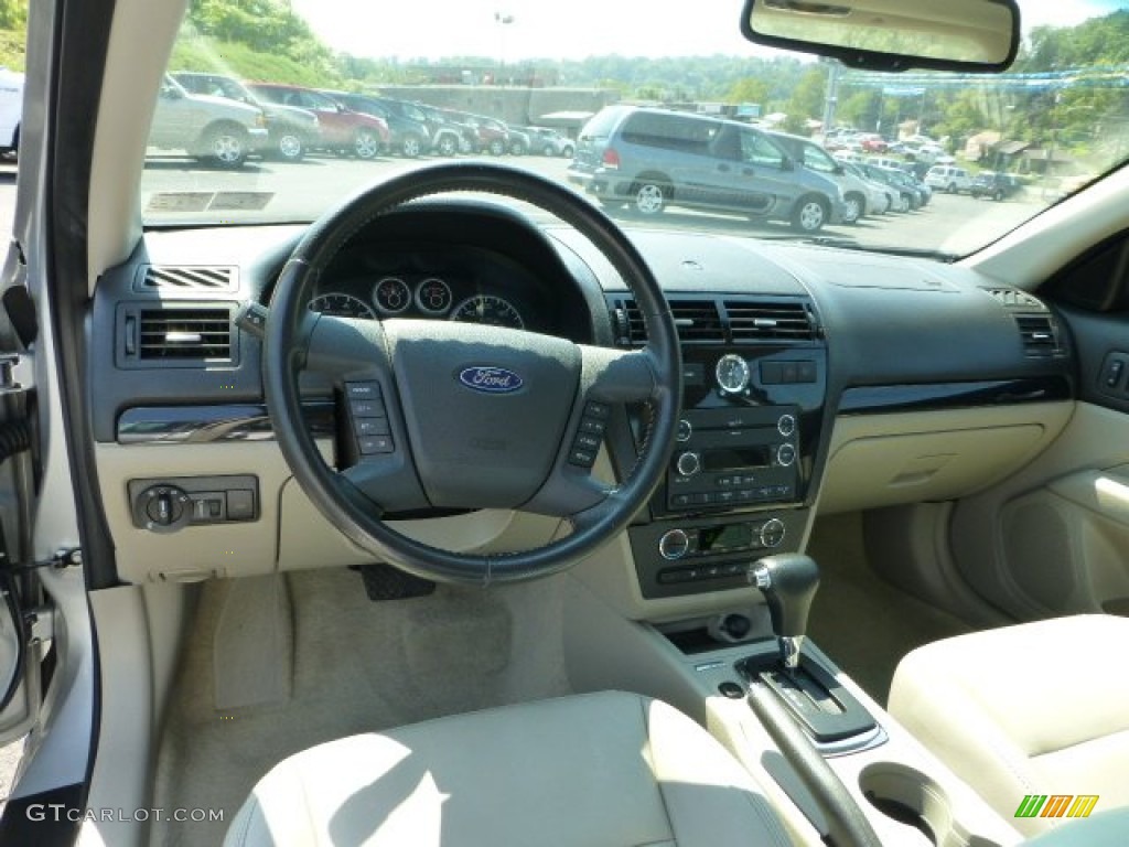 2009 Ford Fusion SEL Medium Light Stone Dashboard Photo #70202552