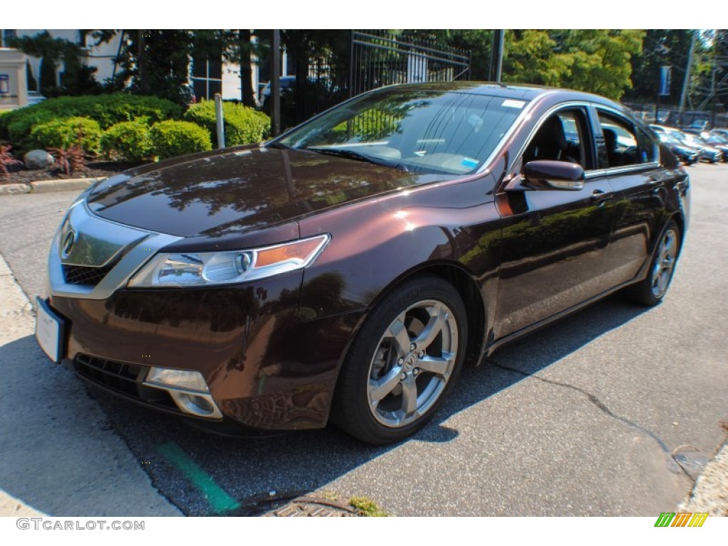 2009 TL 3.7 SH-AWD - Mayan Bronze Metallic / Ebony photo #7