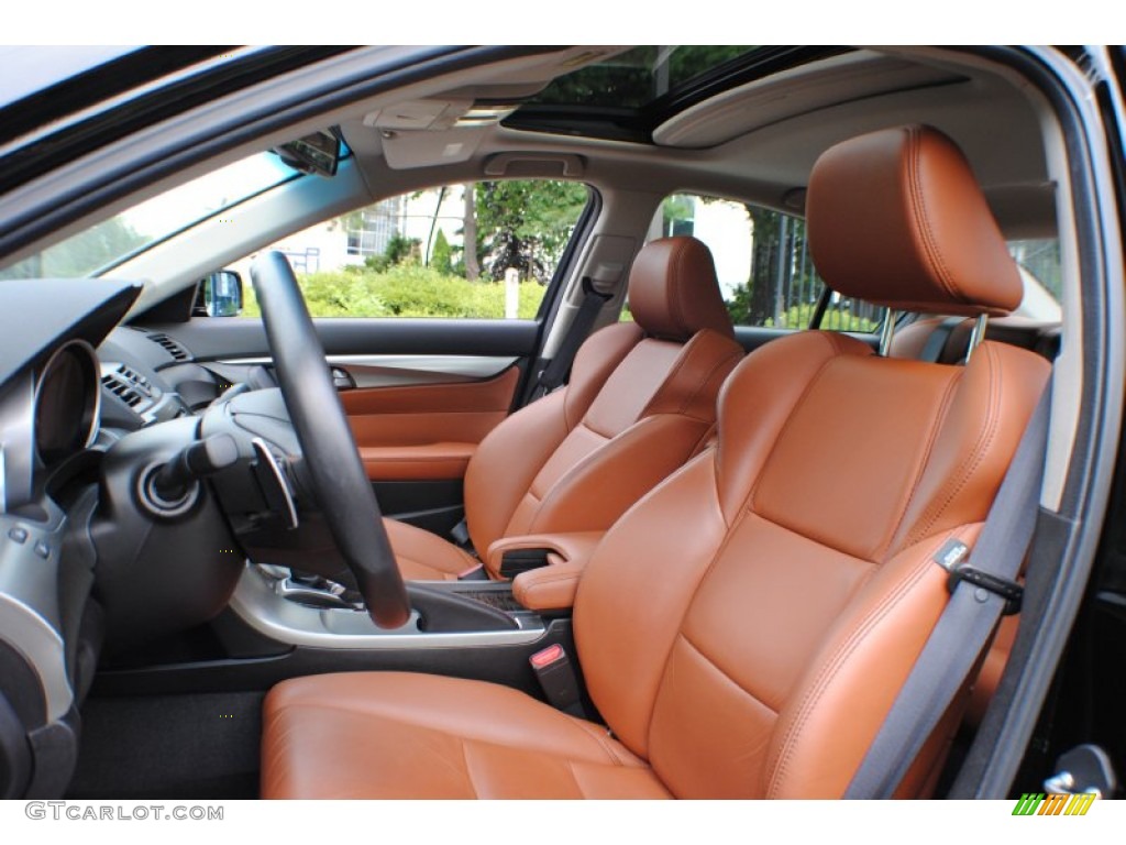 Umber Brown Interior 2010 Acura TL 3.7 SH-AWD Photo #70203763