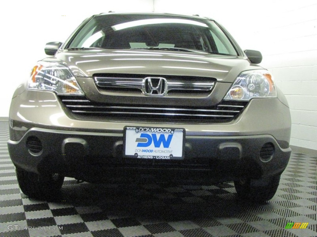 2009 CR-V EX 4WD - Urban Titanium Metallic / Black photo #3