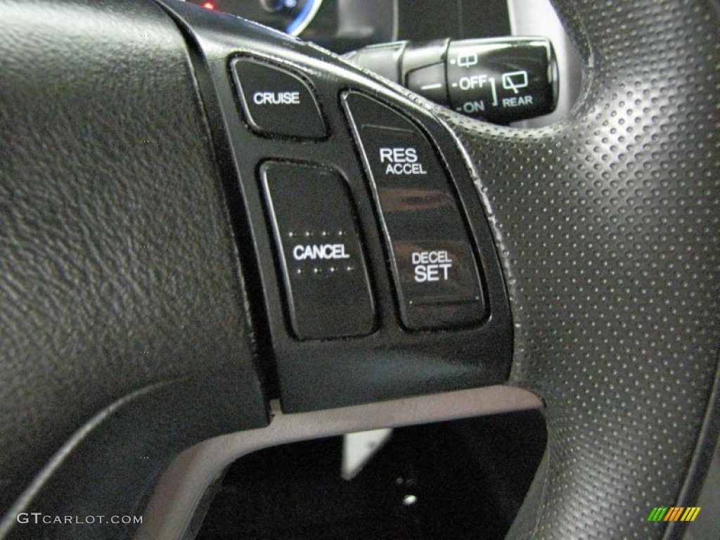 2009 CR-V EX 4WD - Urban Titanium Metallic / Black photo #18