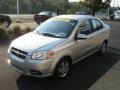Ice Silver Metallic - Aveo LT Sedan Photo No. 4