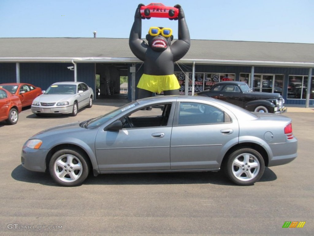 2006 Stratus SXT Sedan - Silver Steel Metallic / Dark Slate Grey photo #2
