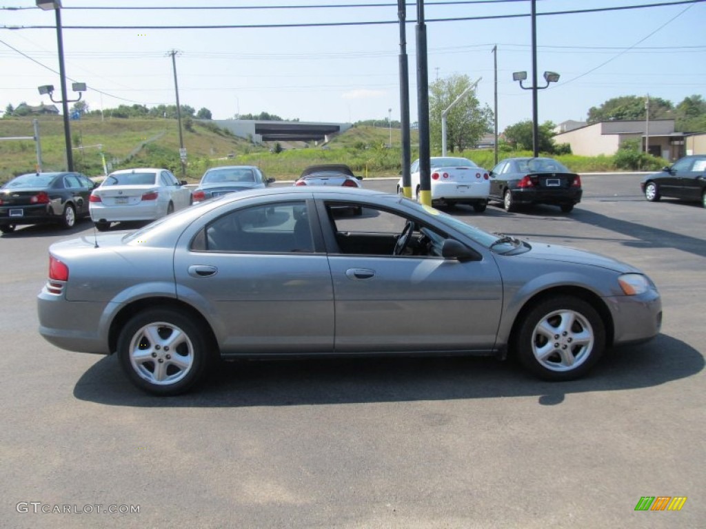 2006 Stratus SXT Sedan - Silver Steel Metallic / Dark Slate Grey photo #5