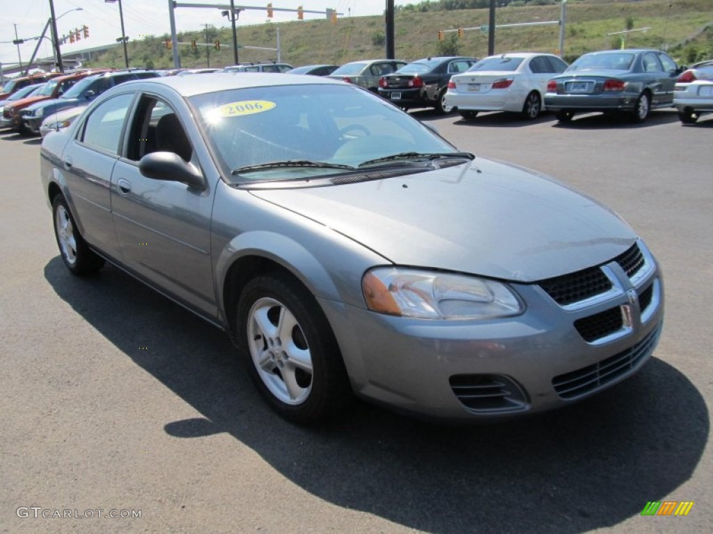 2006 Stratus SXT Sedan - Silver Steel Metallic / Dark Slate Grey photo #6