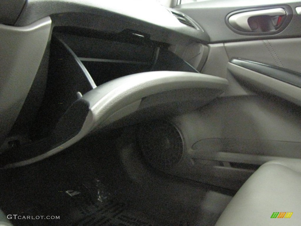 2009 Civic EX-L Sedan - Alabaster Silver Metallic / Gray photo #27