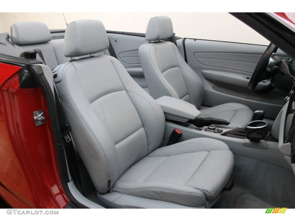 2009 1 Series 135i Convertible - Crimson Red / Grey Boston Leather photo #24