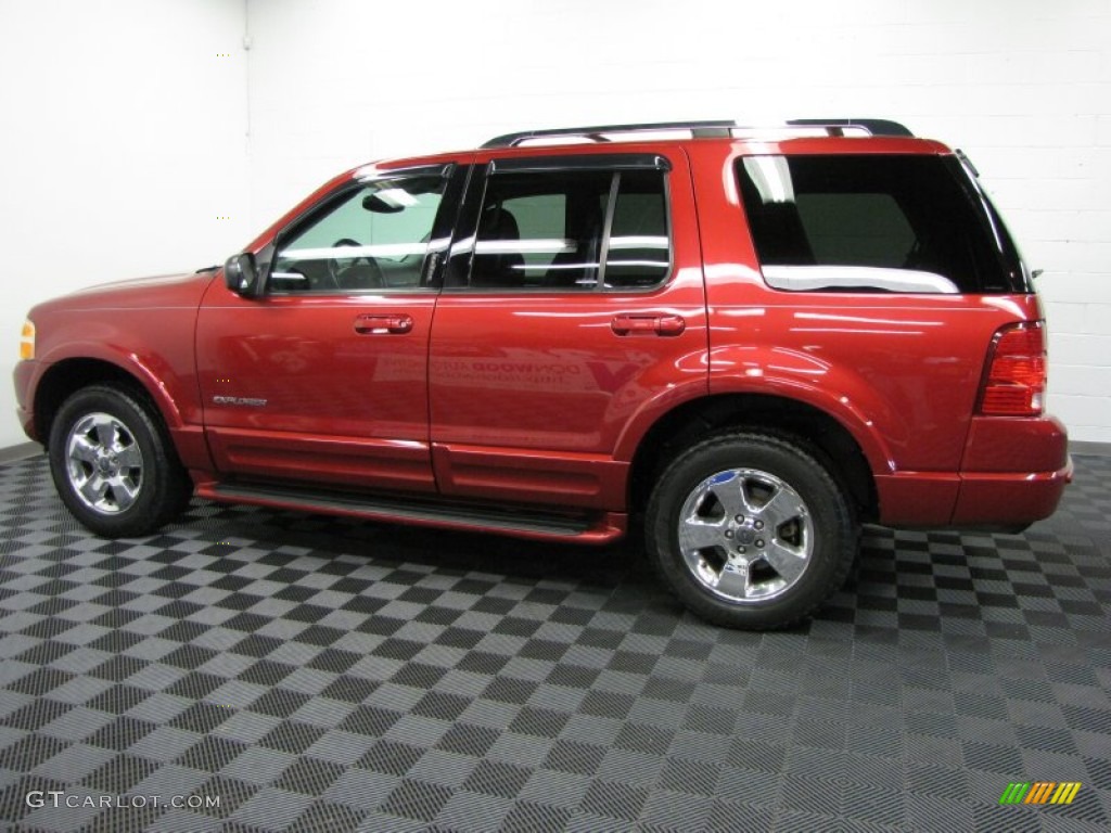 2004 Explorer Limited 4x4 - Redfire Metallic / Graphite photo #7