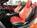Inferno Orange/Black Front Seat Photo for 2012 Chevrolet Camaro #70206103