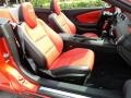 Inferno Orange/Black Front Seat Photo for 2012 Chevrolet Camaro #70206121