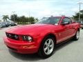 2007 Torch Red Ford Mustang V6 Premium Coupe  photo #13