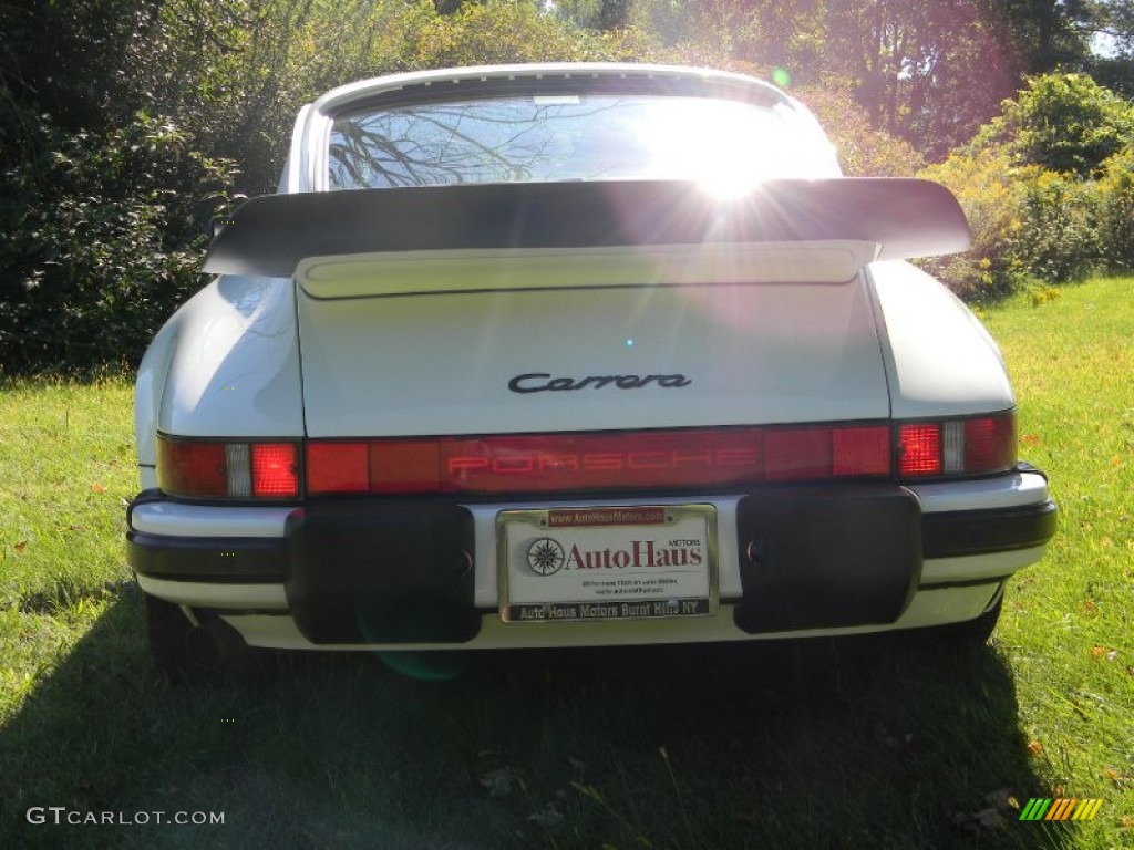 1988 911 Carrera Coupe - Grand Prix White / Black photo #7