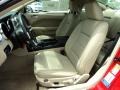 Medium Parchment 2007 Ford Mustang V6 Premium Coupe Interior Color