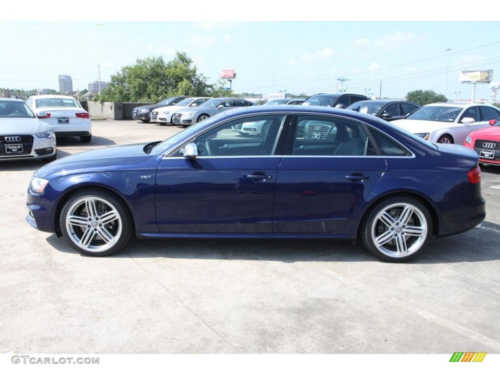 Estoril Blue Crystal 2013 Audi S4 3.0T quattro Sedan Exterior Photo #70210015
