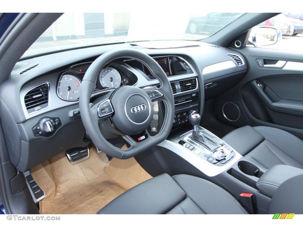 Black Interior 2013 Audi S4 3.0T quattro Sedan Photo #70210072