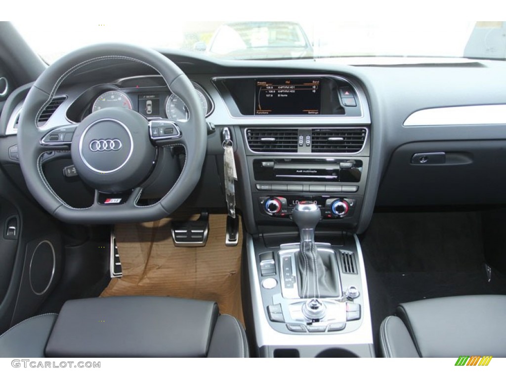 2013 Audi S4 3.0T quattro Sedan Black Dashboard Photo #70210111