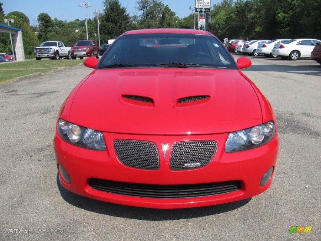 2005 GTO Coupe - Torrid Red / Black photo #7