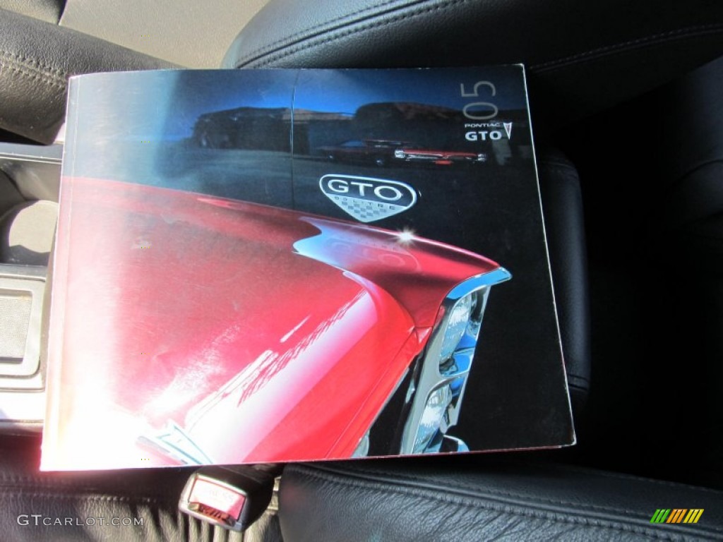 2005 Pontiac GTO Coupe Books/Manuals Photos