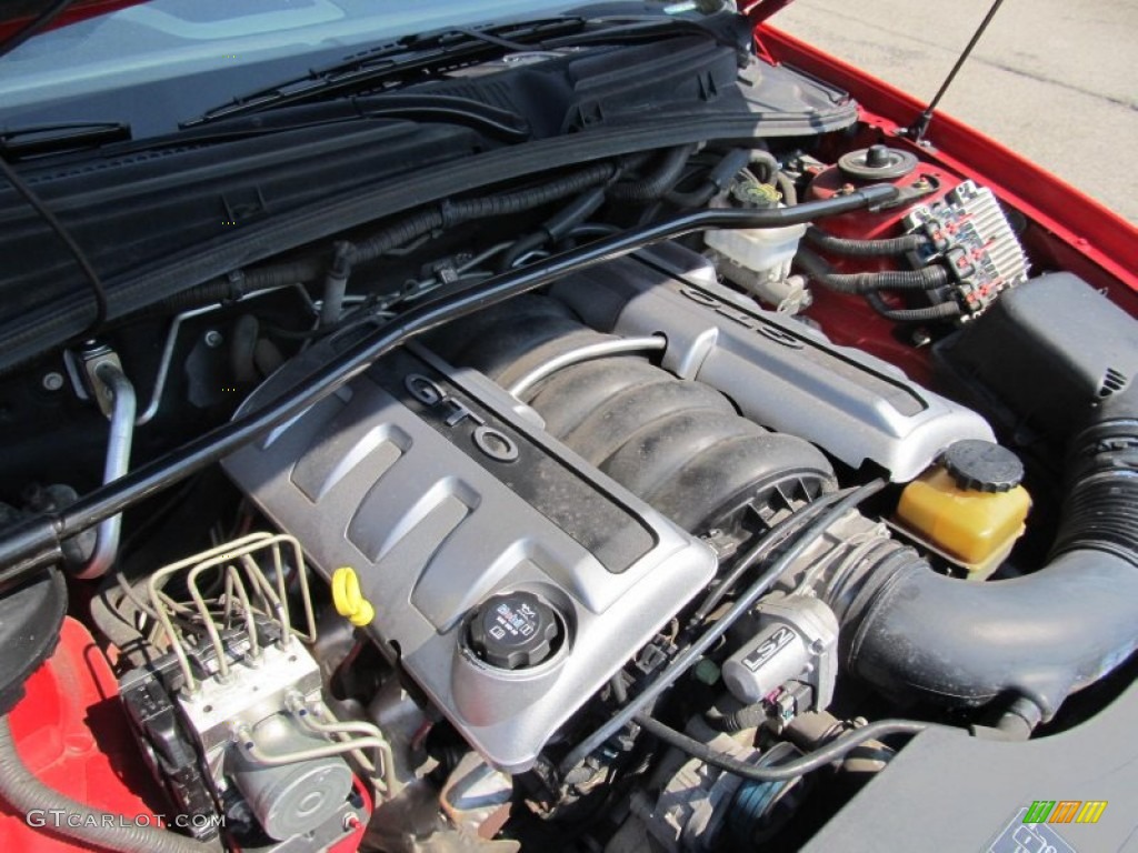 2005 Pontiac GTO Coupe 6.0 Liter OHV 16-Valve LS2 V8 Engine Photo #70210213