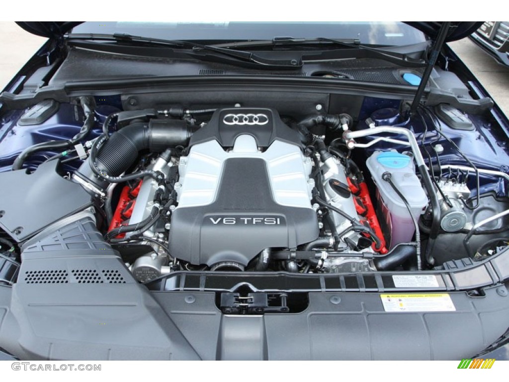 2013 Audi S4 3.0T quattro Sedan 3.0 Liter FSI Supercharged DOHC 24-Valve VVT V6 Engine Photo #70210216