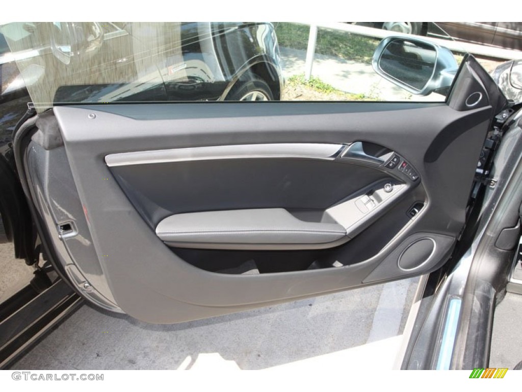 2013 Audi S5 3.0 TFSI quattro Coupe Black Door Panel Photo #70210525