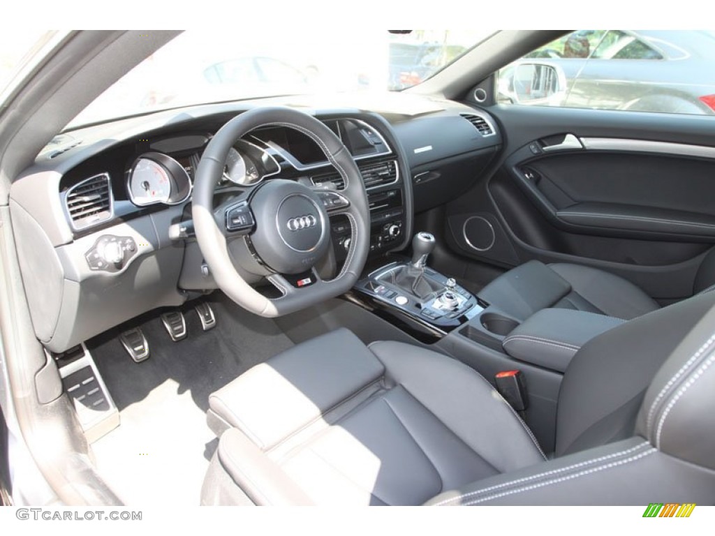 Black Interior 2013 Audi S5 3.0 TFSI quattro Coupe Photo #70210534