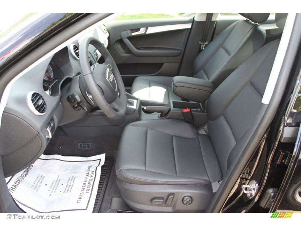 Black Interior 2012 Audi A3 2.0T quattro Photo #70210711