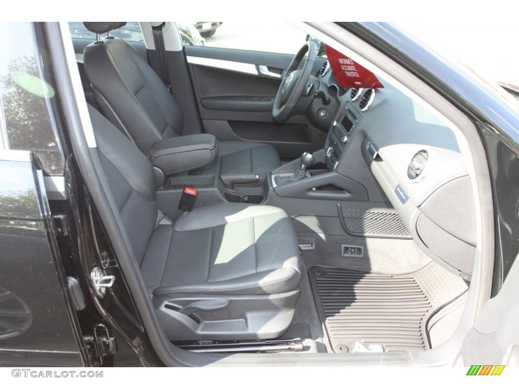Black Interior 2012 Audi A3 2.0T quattro Photo #70210765