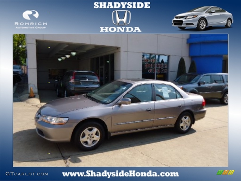 2000 Accord EX V6 Sedan - Signet Silver Metallic / Quartz photo #1