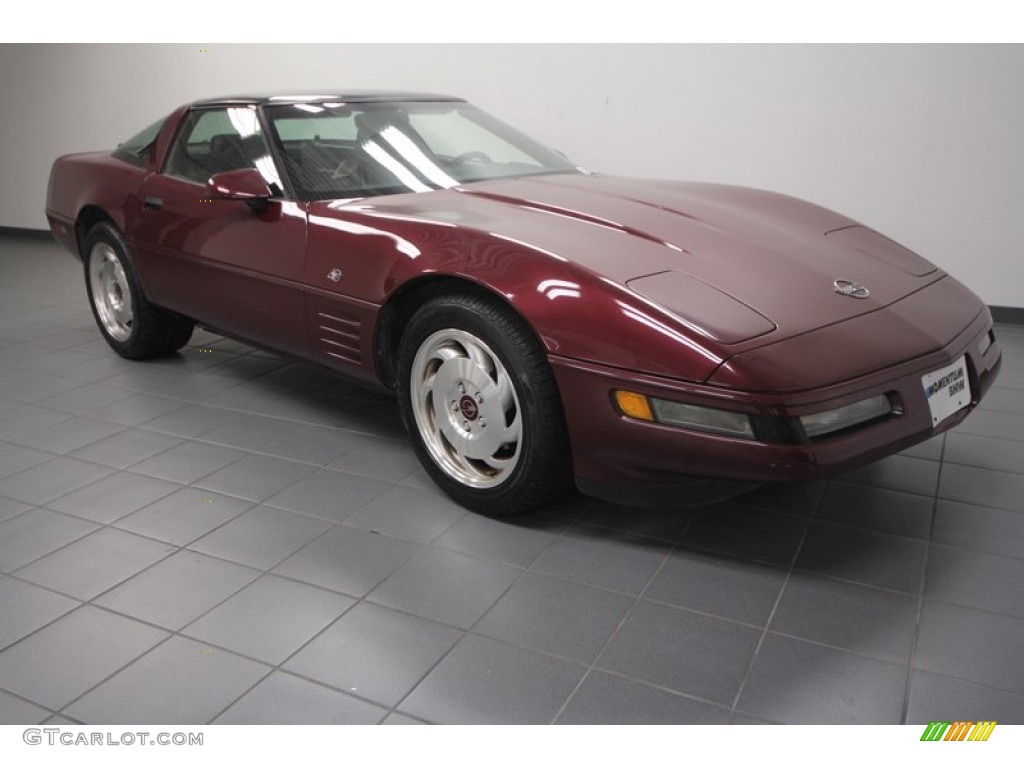 1993 Corvette 40th Anniversary Coupe - Ruby Red Metallic / Ruby Red photo #1