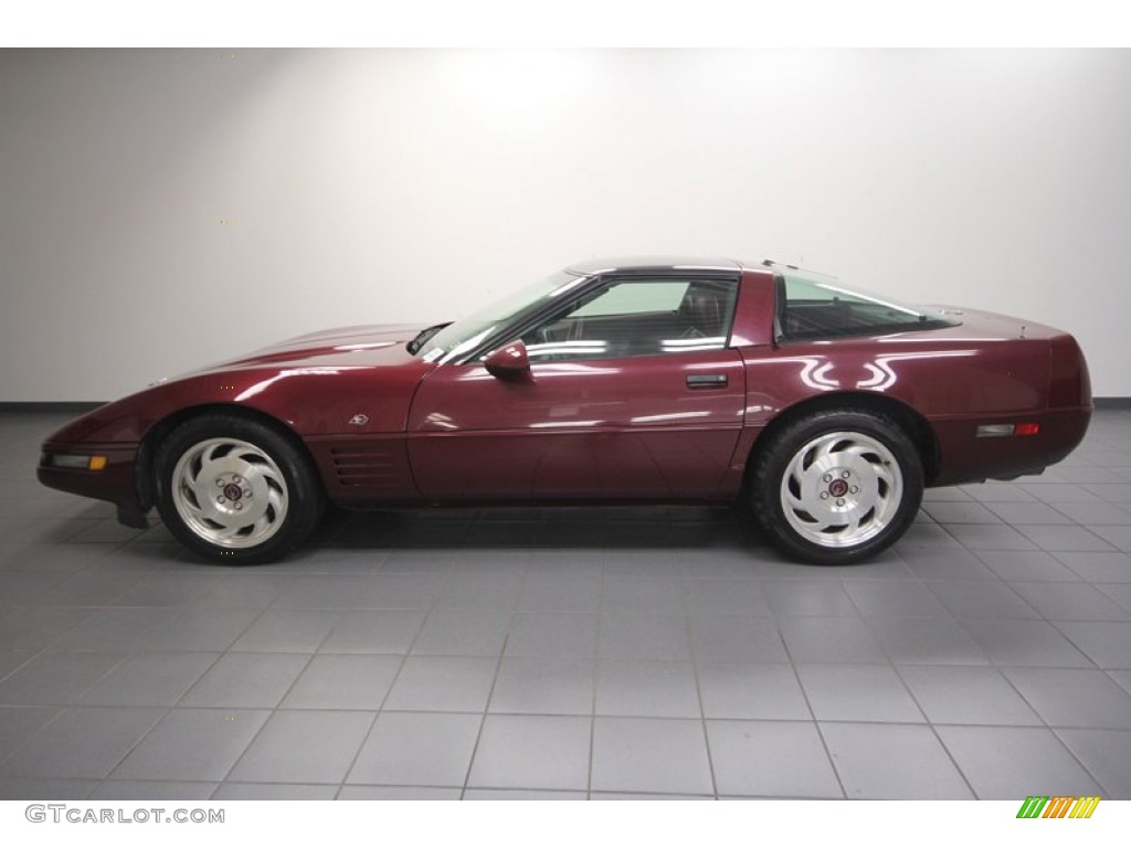 Ruby Red Metallic 1993 Chevrolet Corvette 40th Anniversary Coupe Exterior Photo #70211588