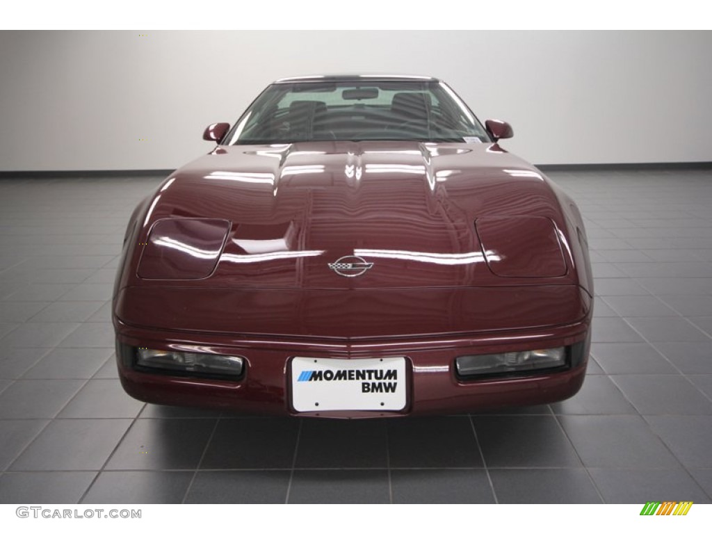 1993 Corvette 40th Anniversary Coupe - Ruby Red Metallic / Ruby Red photo #7