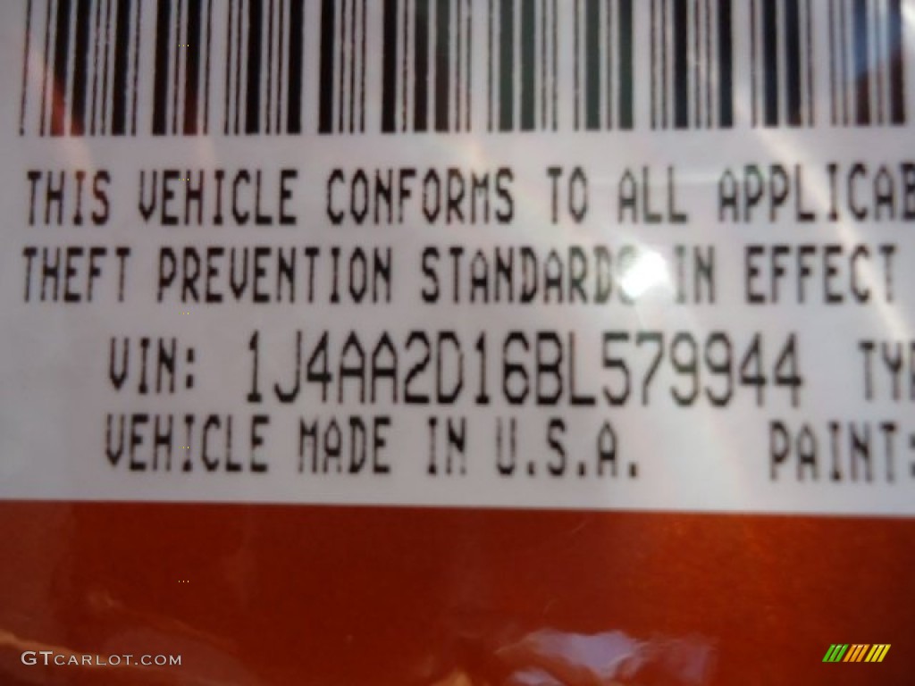 2011 Wrangler Sport S 4x4 - Mango Tango Pearl / Black photo #20