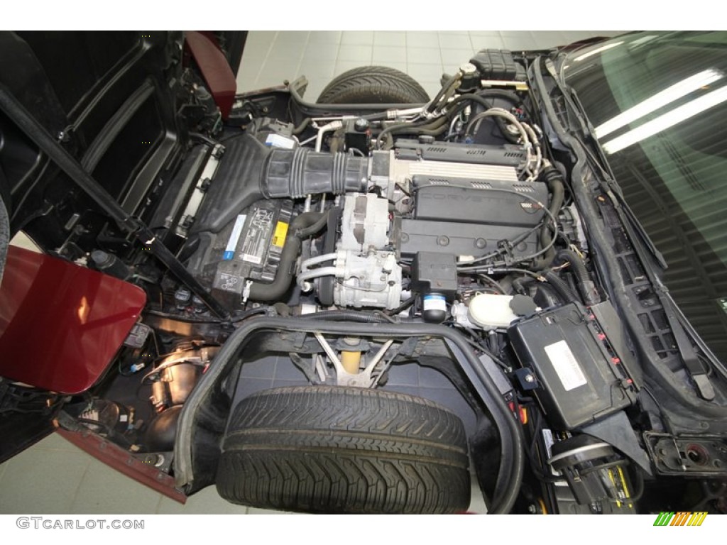 1993 Chevrolet Corvette 40th Anniversary Coupe 5.7 Liter OHV 16-Valve LT1 V8 Engine Photo #70211854