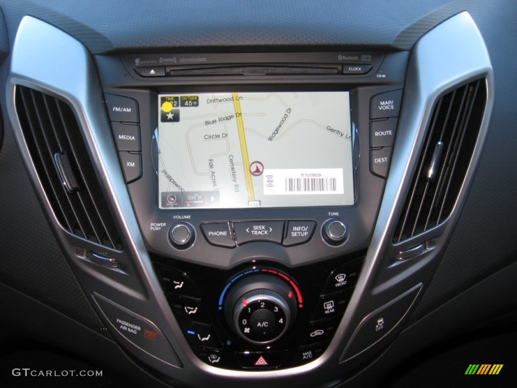 2012 Hyundai Veloster Standard Veloster Model Navigation Photos
