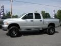 2004 Bright Silver Metallic Dodge Ram 1500 SLT Quad Cab 4x4  photo #3
