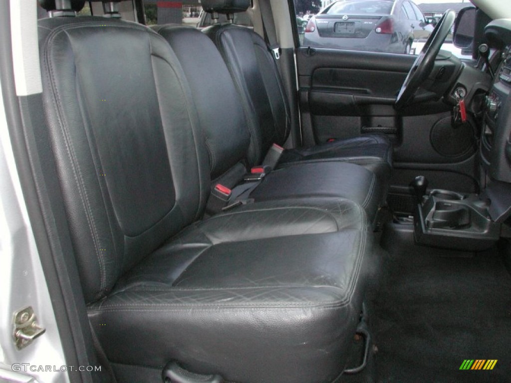 2004 Ram 1500 SLT Quad Cab 4x4 - Bright Silver Metallic / Dark Slate Gray photo #55