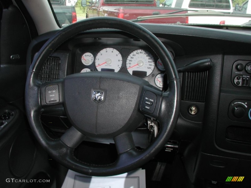 2004 Ram 1500 SLT Quad Cab 4x4 - Bright Silver Metallic / Dark Slate Gray photo #62