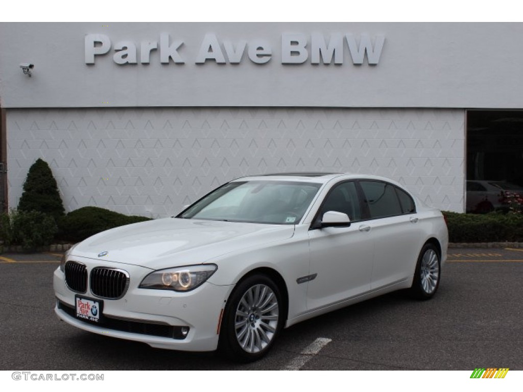 2009 7 Series 750Li Sedan - Alpine White / Black Nappa Leather photo #1