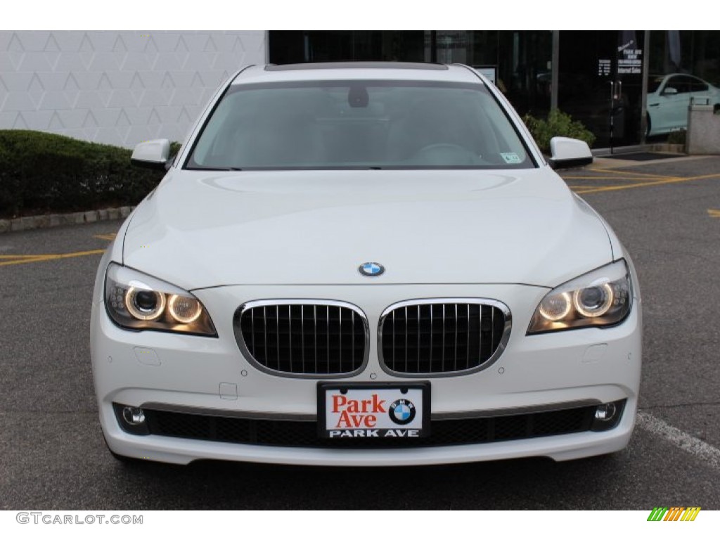 2009 7 Series 750Li Sedan - Alpine White / Black Nappa Leather photo #2