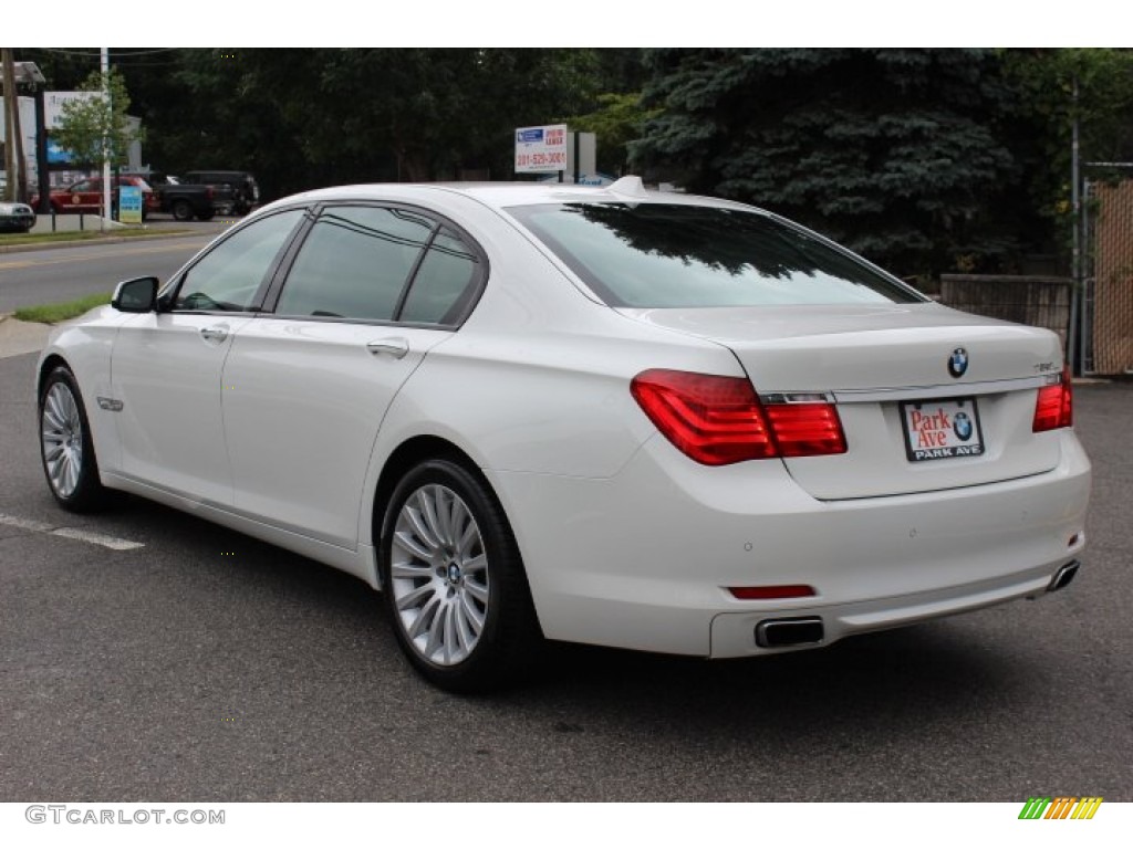 2009 7 Series 750Li Sedan - Alpine White / Black Nappa Leather photo #7