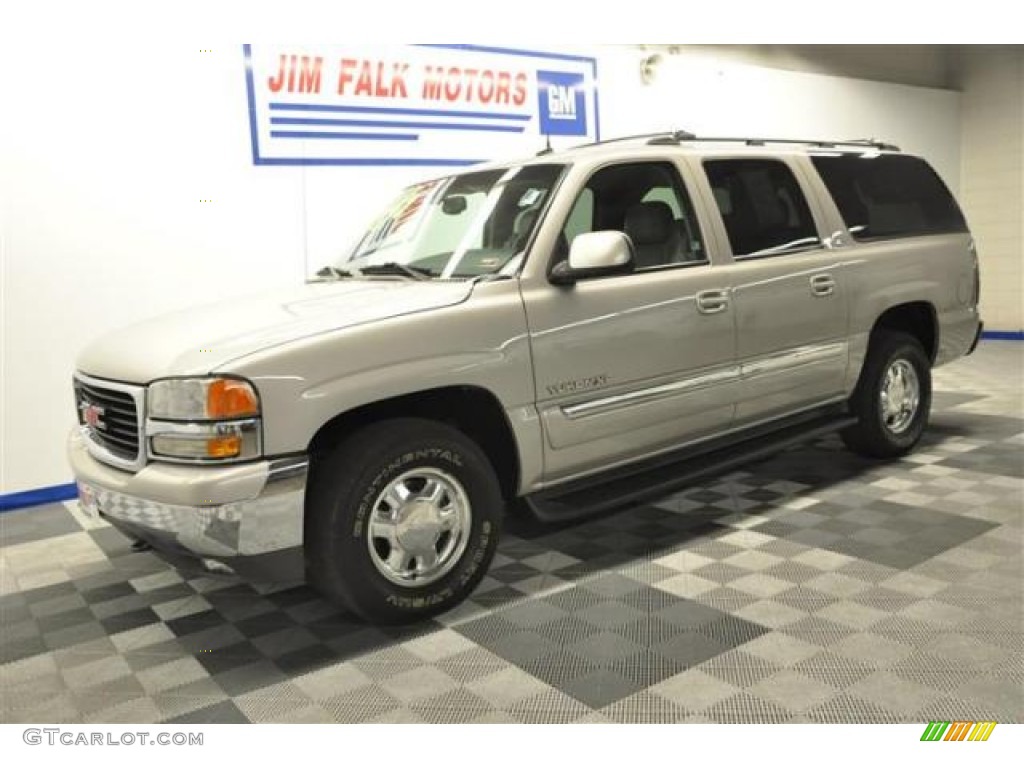 2003 Yukon XL SLT 4x4 - Pewter Metallic / Neutral/Shale photo #27