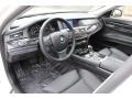 Black Nappa Leather Prime Interior Photo for 2009 BMW 7 Series #70215101