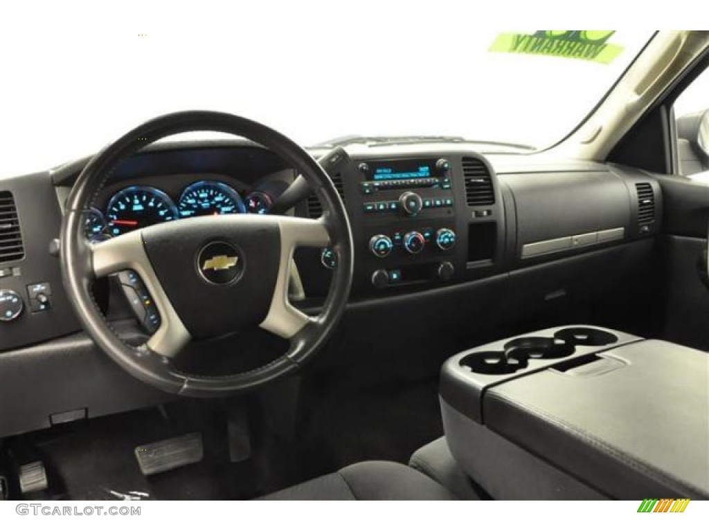 2009 Chevrolet Silverado 1500 LT Extended Cab 4x4 Ebony Dashboard Photo #70215460