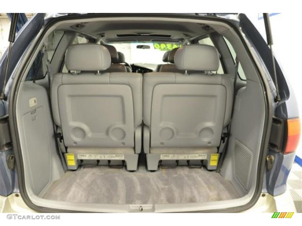 2000 Sienna XLE - Denim Blue Pearl / Gray photo #6